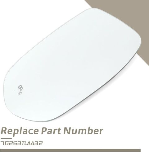 76253TLAA32 Driver Side Mirror Glass Compatible with Honda CR-V 2017 2018 2019 2020 2021 2022, Front Left Side View Mirror with Plastic Backing Plate Chuck Heated and Blind Spot in Kuwait