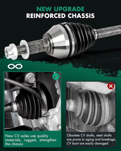 SCITOO Front CV Axle Shaft Assembly For Chevrolet For Malibu 2.2L 2004-2007,For Pontiac G6 2.4L 2006-2010,For G6 3.5L 2005-2010,For Saturn Aura 2.4L 2007-2009 Front Left Right 60-1411 4AT 1pcs in Kuwait