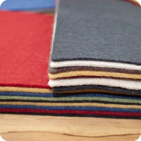 BGick 36 5" Squares 100% Wool Felt Americana Colors Charm Pack in Kuwait