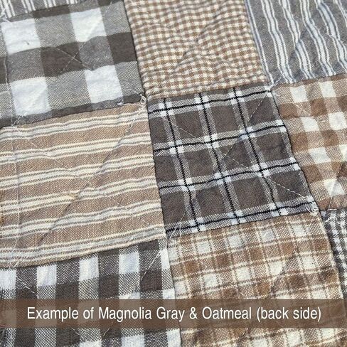Oatmeal Ticking Stripe Cotton Homespun Fabric by JCS - Sold by The Yard in Saudi Arabia