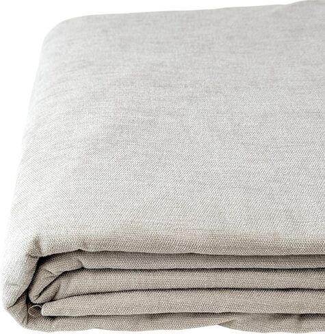 Premium Upholstery Chenille Fabric by the Yard - Thick & Soft Textured Fabric for Chairs, Sofa & Home Decor (Linen, 3 Yard) in Kuwait