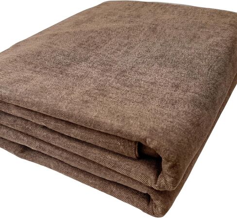 Premium Upholstery Chenille Fabric by the Yard - Thick & Soft Textured Fabric for Chairs, Sofa & Home Decor (Linen, 3 Yard) in Kuwait