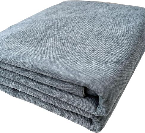 Premium Upholstery Chenille Fabric by the Yard - Thick & Soft Textured Fabric for Chairs, Sofa & Home Decor (Linen, 3 Yard) in Kuwait