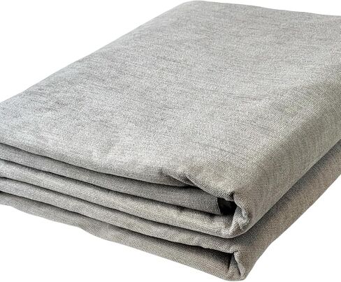 Premium Upholstery Chenille Fabric by the Yard - Thick & Soft Textured Fabric for Chairs, Sofa & Home Decor (Linen, 3 Yard) in Kuwait