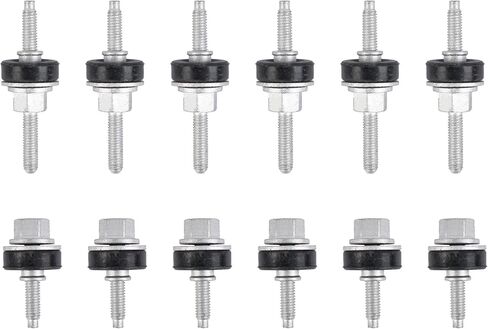 4C3Z-6C519-AA Valve Cover Bolt, One Side Long & Short Complete Set, Fit for Ford 6.0 Powerstroke Diesel 2003 2004 2005 2006 2007 2008 2009 2010, Replace# 4C3Z6C519AA in Saudi Arabia