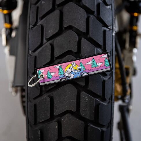 MotoLoot Keychain for Motorcycles, Scooters, Cars and Gifts (Skull Vintage Rider) in Saudi Arabia