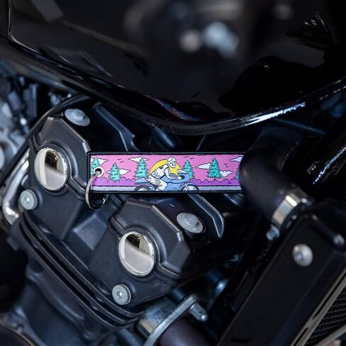 MotoLoot Keychain for Motorcycles, Scooters, Cars and Gifts (Skull Vintage Rider) in Saudi Arabia