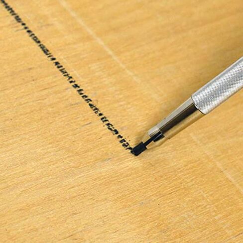Carmel 2.8mm Mechanical Grease Pencil Holder + 25 Refills (Black), Clutch Pencil Holder with Waxy Leads, Mechanical China Marker in Saudi Arabia