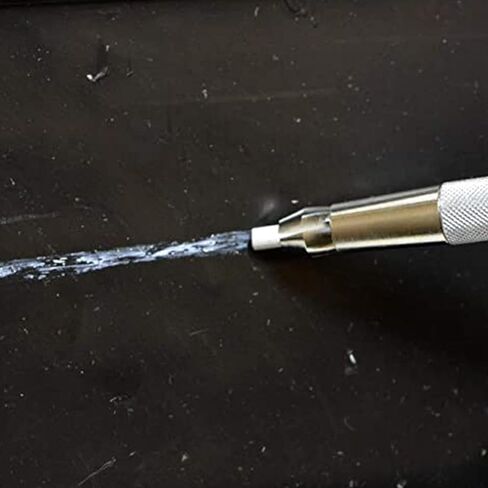 Carmel 2.8mm Mechanical Grease Pencil Holder + 25 Refills (Black), Clutch Pencil Holder with Waxy Leads, Mechanical China Marker in Saudi Arabia