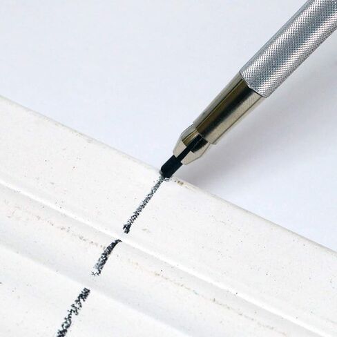 Carmel 2.8mm Mechanical Grease Pencil Holder + 25 Refills (Black), Clutch Pencil Holder with Waxy Leads, Mechanical China Marker in Saudi Arabia