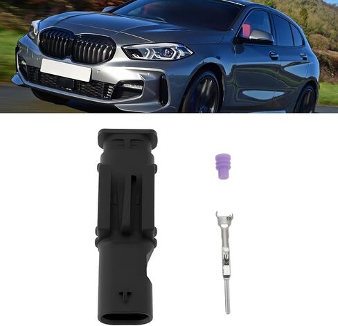2 Sets 2 Pin Connector Repair Kit 07P973702 A2720700187 Compatible with BMW 4F0973702#B206 in Kuwait