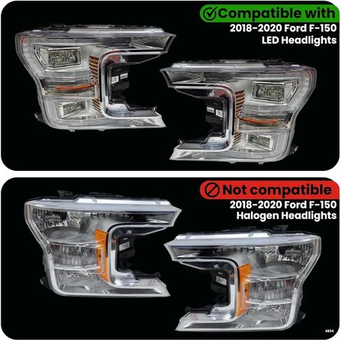 محول المصباح LED الديناميكي - متوافق مع شاحنات Ford F-150 2018-2020 in Kuwait