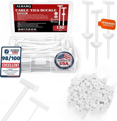200 Pcs Upgrade Nylon Universal Cable Tie Buckle with Clear Storage Box Clips Ziplock for Car Pro Zip Ties Strap Style Automotive Accessories Fasteners Fender Panel Bumper Body Push Parts Fixion Tools in Saudi Arabia