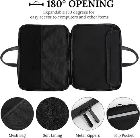 Lighthouse Whitley Bay United Kingdom Leather Laptop Bag Handheld Slim Computer Bags Business Briefcase in Kuwait