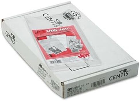 Oxford 65049 - Utili-Jacs Heavy-Duty Clear Vinyl Envelopes, 4 x 9, 50/Box in Kuwait