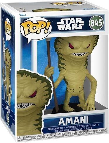 Funko Pop! Star Wars: Mandalorian & Grogu - Amani - Collectable Vinyl Figure - Gift Idea - Official Merchandise - Toys for Kids & Adults - Star Wars Fans - Model Figure for Collectors and Display in Kuwait