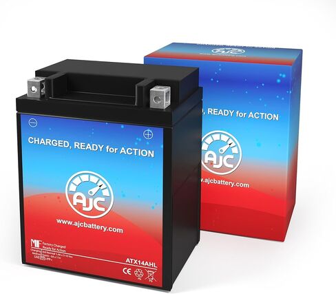 AJC Battery Compatible with Kawasaki ZX1100-C Ninja ZX-11 1100CC Motorcycle Battery (1990-1993) in Kuwait