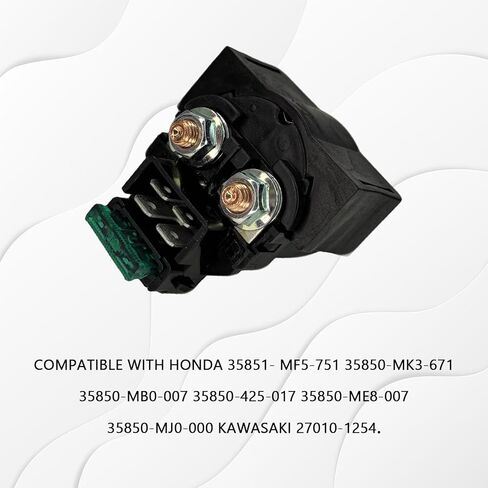 Starter Solenoid Relay for Kawasaki Bayou 220 KLF220 1988-2002 Bayou 250 KLF250 2003-2010 KLX650 VN800 Vulcan 800 1996-2005 Honda VT750C Shadow Suzuki GSXR750 ATV Starter Relays Replacement in Saudi Arabia