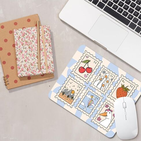 Cute Silly Goose Mouse Pad, Cute Desk Goose Computer Laptop Accessories, Funny Office Supplies Mouse Pad for Desk for Women Girls, Gifts for Women Girls, 9.4x7.8 Inch in Saudi Arabia