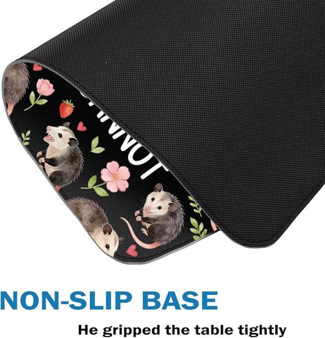 Funny Opossum Mouse Pad Coworker Office Desk Decor Accessory Decoration Its Called Trash Can Not Trash Cannot Motivation Quote Animal Humor Sarcastic Possum Mousepad (Trash Cannot Opossum Mousepad) in Kuwait