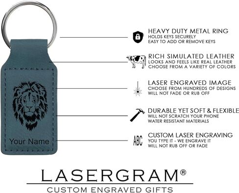 LaserGram Rectangle Keychain, Killer Whale, Personalized Engraving Included in Kuwait