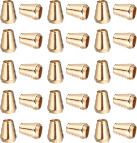 PATIKIL Metal Bell Stopper, Conical Cord Ends Lock Fastener Drawstring Ropes End Stopper in Kuwait