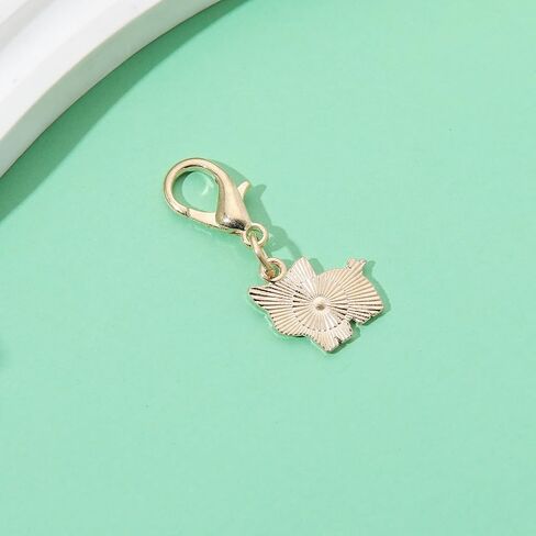 PHAETON 50PCS Pink Pig Charm with Lobster Clasp, Enamel Animal PendantPig Charm Keychain for Backpack, Key, Necklace, Bracelet, Jewelry Making in Kuwait