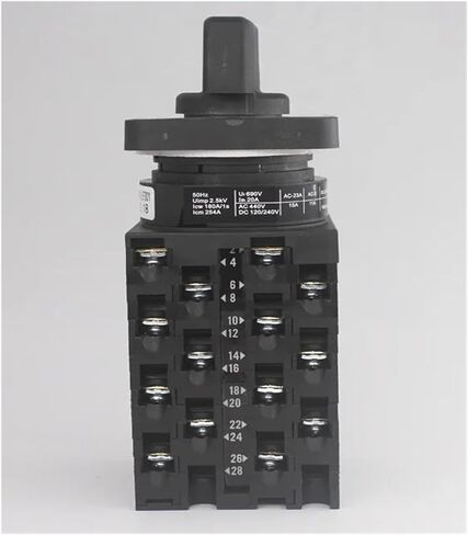 LW42A2-7591/LF301 Dual Power Circuit Switching Control 20A Three Position 7-Wire Knob Universal Rotary Cam Switch in Saudi Arabia