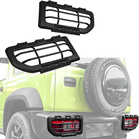Tail Light Decoration Covers Rear Taillight Guard Trim for Suzuki Jimny 2019-2025 Car Lamp Protector Exterior Accessories Black H in Saudi Arabia