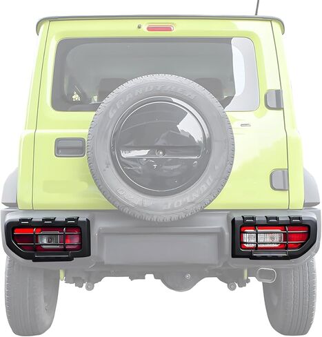 Tail Light Decoration Covers Rear Taillight Guard Trim for Suzuki Jimny 2019-2025 Car Lamp Protector Exterior Accessories Black H in Saudi Arabia