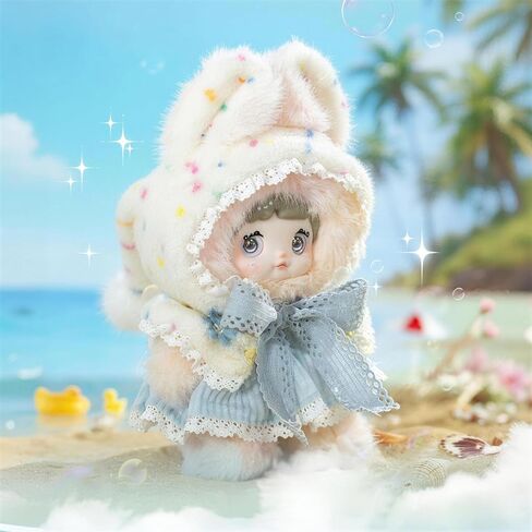 POP JOY Nommi Plush Blind Box Weather Forecast Series Kawaii Plush Toy, Cute Collectible Figure with Rotating Eyes & Collector Card, Surprise Gift for Kids & Collectors 3+ Single Box in Saudi Arabia