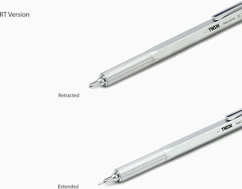TWSBI Precision Mechanical Pencil Silver 0.5mm Retractable Tip in Saudi Arabia