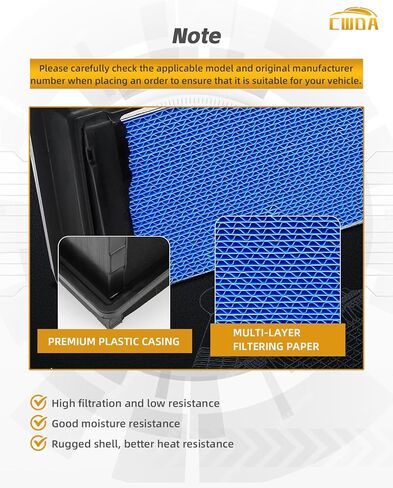 03-42776-010 4PCS Engine Air Filter Compatible With 2018 2019 2020 2021 2022 Freightliner Cascadia Replaces Donaldson 03-42776-010,0342776010 in Saudi Arabia