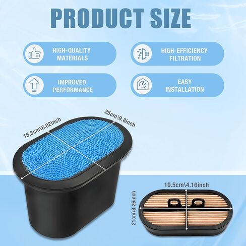 SU20768 RE253518 Air Filter Fit for John Deere 5065M 5075M 5095M Fit for Ford New Holland T4030 T4040 T4050 T5070 Replace 87356351 49275 LAF5934 P608533 FG6340591 in Saudi Arabia