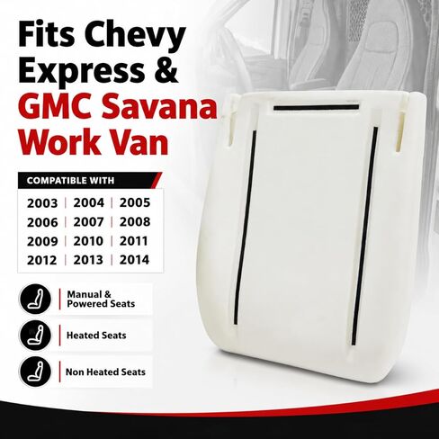 Driver or Passenger Bottom Foam Compatible with Chevy Express GMC Savana Work Van 2003 2004 2005 2006 2007 2008 2009 2010 2011 2012 2013 2014 88979479 in Saudi Arabia