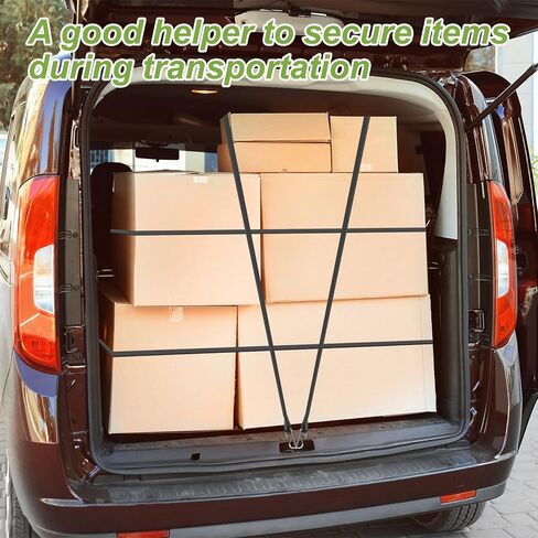 uxcell 4Pcs 9" Bungee Cords with Hooks, Heavy Duty Rubber Bungee Straps with Metal Crimped S Hooks for Securing Tarps Cargo Trucks Canvases, Camping Gear, Black in Kuwait