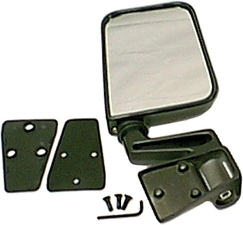 Omix-Ada | 11002.05 | Door Mirror, Left, Black | OE Reference: 82200833 | Fits 1987-2002 Jeep Wrangler YJ/TJ in Kuwait