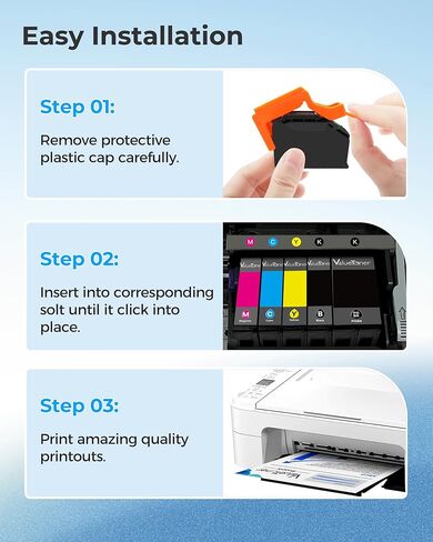 متوافق مع خراطيش الحبر 302XL 302 المتعددة المعاد تصنيعها لحزمة خراطيش الحبر Epson 302XL المجمعة للاستخدام مع طابعة Expression Premium XP-6100 XP6100 XP-6000 XP6000 (أسود، عبوتان) in Kuwait