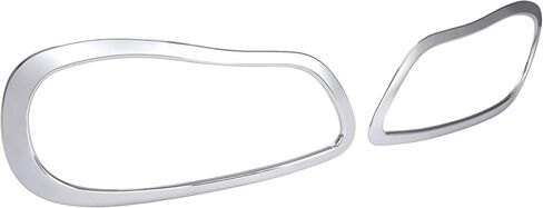 ALMULOO Pair Headlight Bezels Door Compatible with 2002-2018 Freightliner M2 100 106 112 Semi Trucks Assembly Silvery Plastic(ABS) Right Side & Left Side Replacement for A1714930-000 A1714930-001 in Kuwait