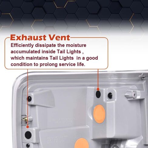 PIT66 Tail Lights,Compatible with 2009 2010 2011 2012 2013 2014 Ford F150 Tail Lamp Driver And Passenger Side Rear Lamp Brake Taillights Assembly Accessories in Kuwait