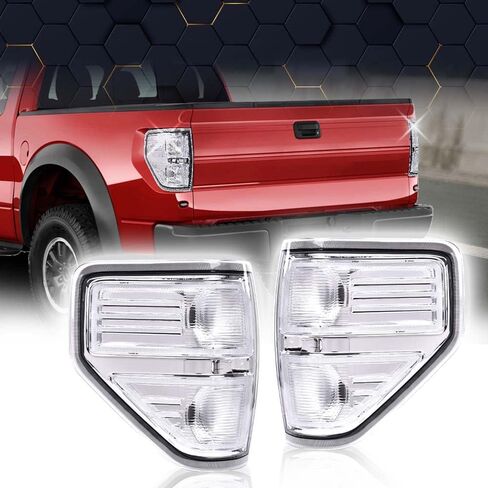 PIT66 Tail Lights,Compatible with 2009 2010 2011 2012 2013 2014 Ford F150 Tail Lamp Driver And Passenger Side Rear Lamp Brake Taillights Assembly Accessories in Kuwait