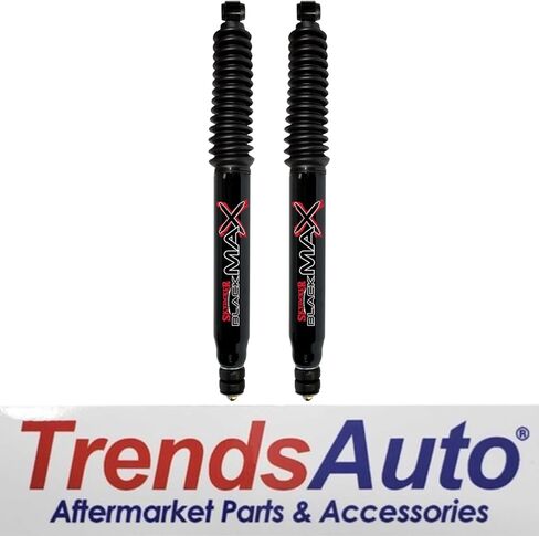 TrendsAuto Skyjacker Set of Front 8500 Black MAX Series Shock Absorbers fits 2011-2024 RAM 2500 4WD with a 0-2" Front Lift | Long Lasting | Enhanced Absorption and Reliability | TrendsAuto Decal in Kuwait