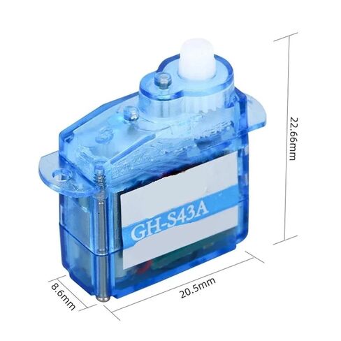 4-Piece GH-S43D Digital servos, 4.3g Lightweight, 180°, 3.6-4.8V in Saudi Arabia