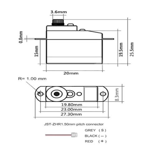 4-Piece GH-S43D Digital servos, 4.3g Lightweight, 180°, 3.6-4.8V in Saudi Arabia