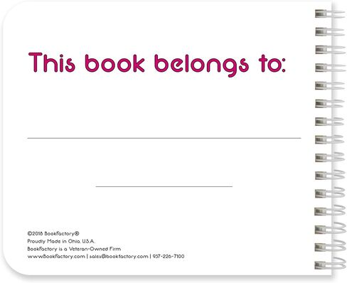 BookFactory Autograph Journal/Autograph Book - 48 Pages Wire-O with Laminate Color Cover Page Size 6'' x 5'' (Made in USA) in Kuwait