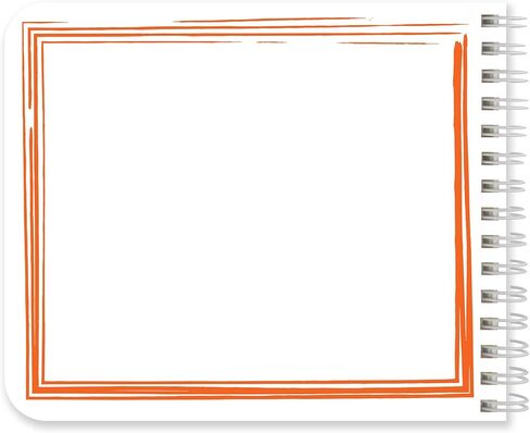 BookFactory Autograph Journal/Autograph Book - 48 Pages Wire-O with Laminate Color Cover Page Size 6'' x 5'' (Made in USA) in Kuwait