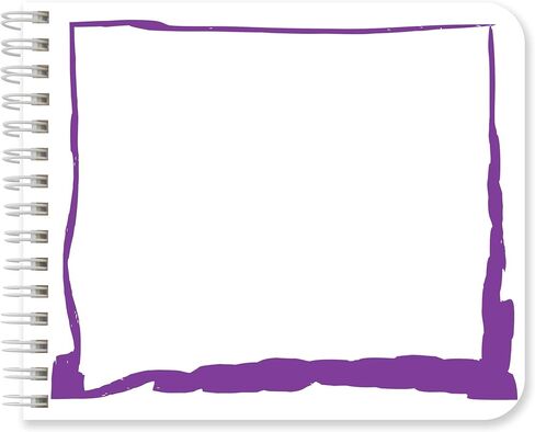 BookFactory Autograph Journal/Autograph Book - 48 Pages Wire-O with Laminate Color Cover Page Size 6'' x 5'' (Made in USA) in Kuwait