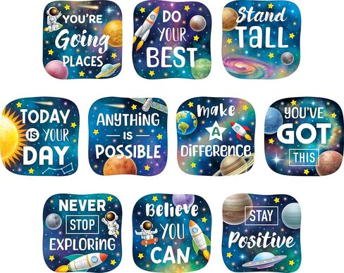 Teacher Created Resources Outer Space Crew Positive Sayings Accents (TCR9339) in Kuwait