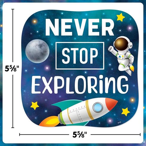 Teacher Created Resources Outer Space Crew Positive Sayings Accents (TCR9339) in Kuwait
