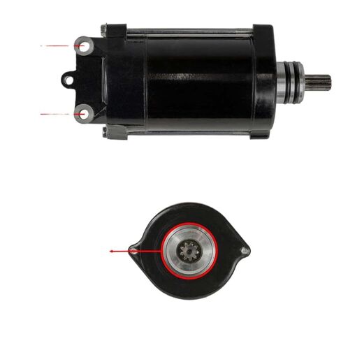 Starter Motor Compatible with Rotax 951cc Marine Engines for Select Personal Watercraft Models 1998-2007, Replaces OEM Part Numbers 278-000-987 and 278-001-937 in Saudi Arabia